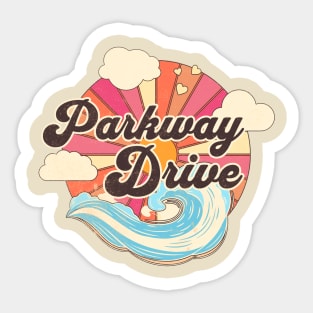 Parkway Ocean Summer Sticker